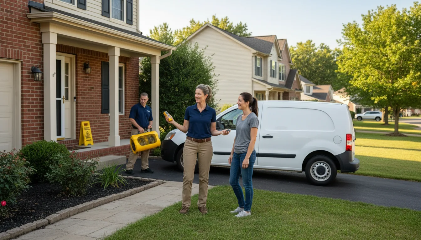 Water restoration image for Water Damage & Restoration Services in Neshkoro, WI